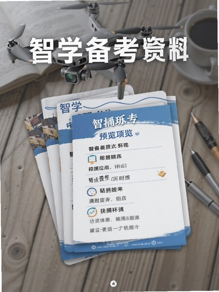 无人机航拍智学备考资料卡片预览图