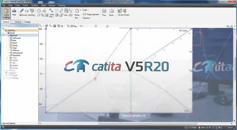Catia V5R20软件启动界面预览图