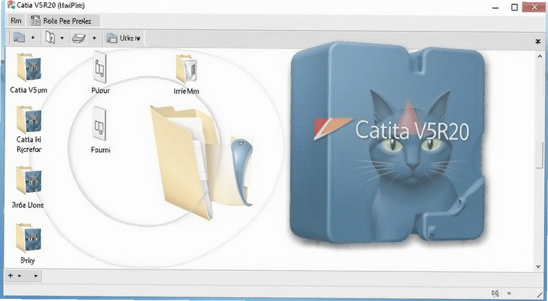Catia V5R20安装包解压后文件夹截图
