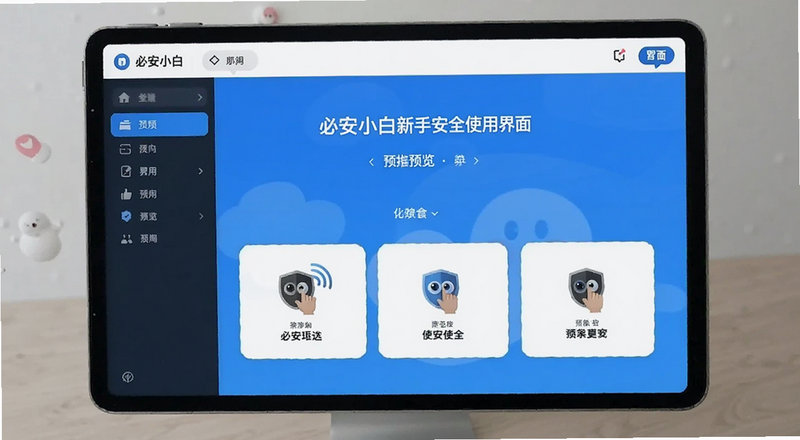 必安小白新手安全使用界面预览图