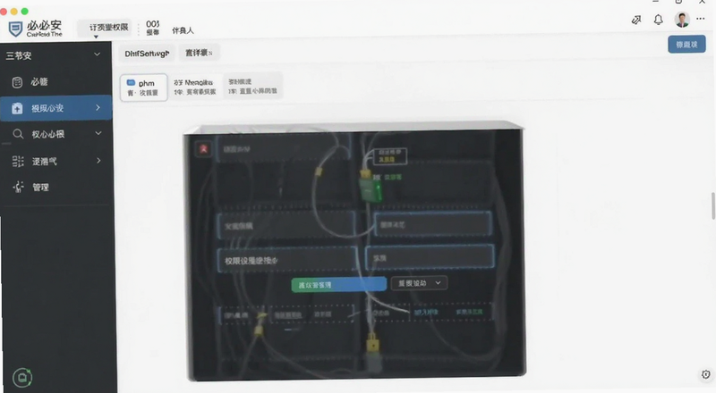必安简单安全设置权限管理界面图