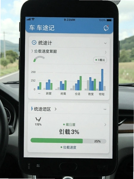 车途记 统计页面 加载速度