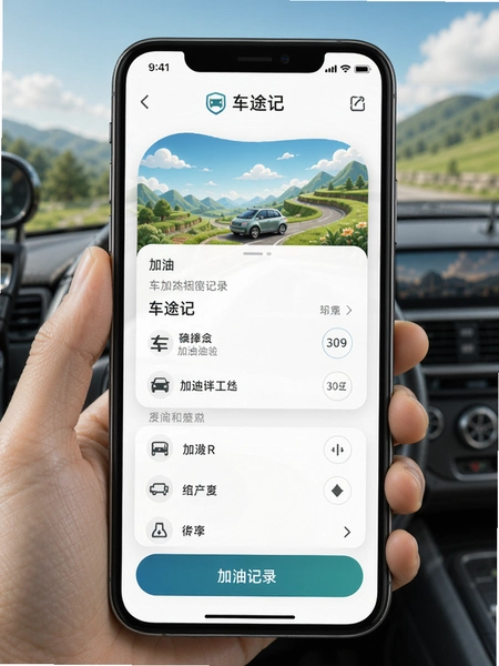 车途记 加油记录界面