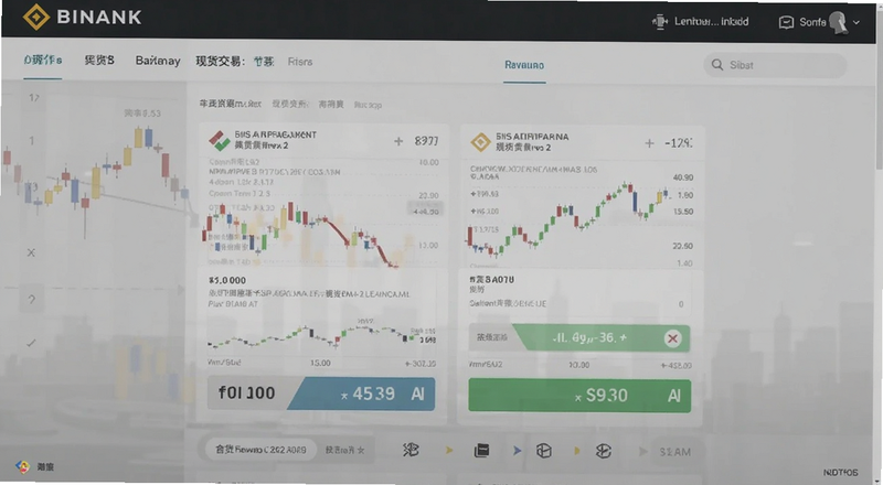 币安交易所现货交易页面买卖操作预览图