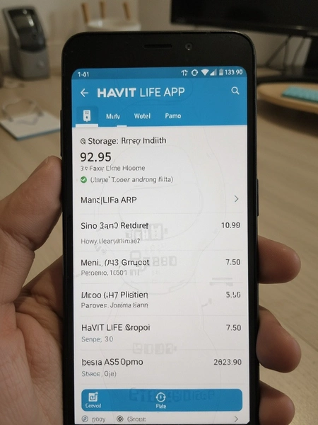 HAVIT LIFE APP�ڰ�׿�ֻ��ϵĴ洢ռ������ҳ
