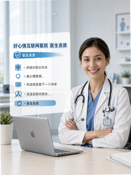 好心情互联网医院 医生资质页面