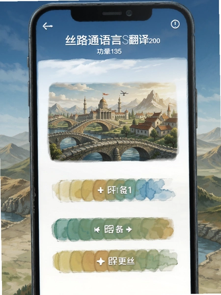 丝路通语言翻译功能界面