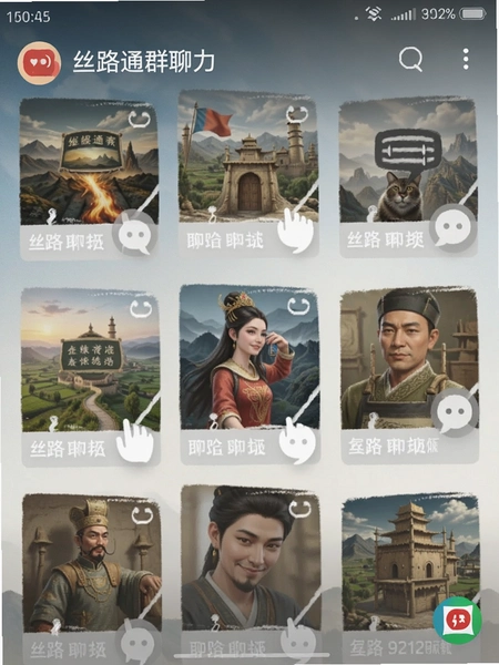 丝路通群聊功能操作截图