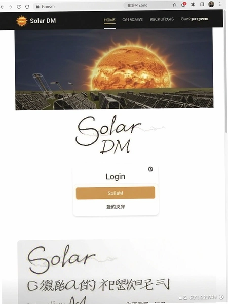 Solar DM������¼ҳ���ͼ