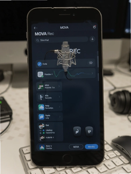MOVA Rec录音文件管理界面