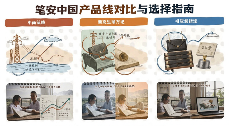笔安中国产品线对比与选择指南图