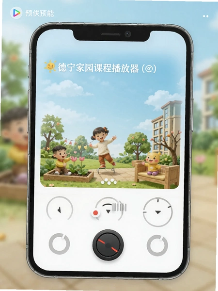 德宁家园课程播放器倍速功能预览图