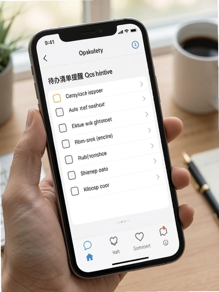 待办清单提醒设置界面预览图