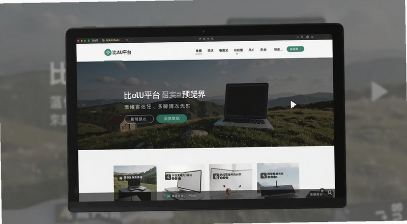 比安平台首页界面预览图