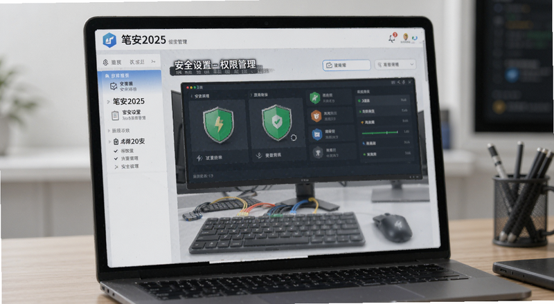笔安2025安全设置权限管理界面预览图