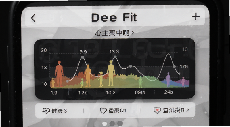 Dee Fit运动健康心率区间界面预览图