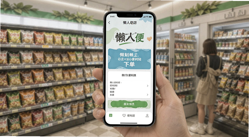 懒人便利店手机下单界面预览图