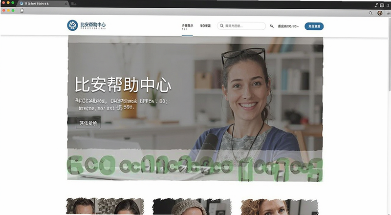 比安帮助中心页面预览图