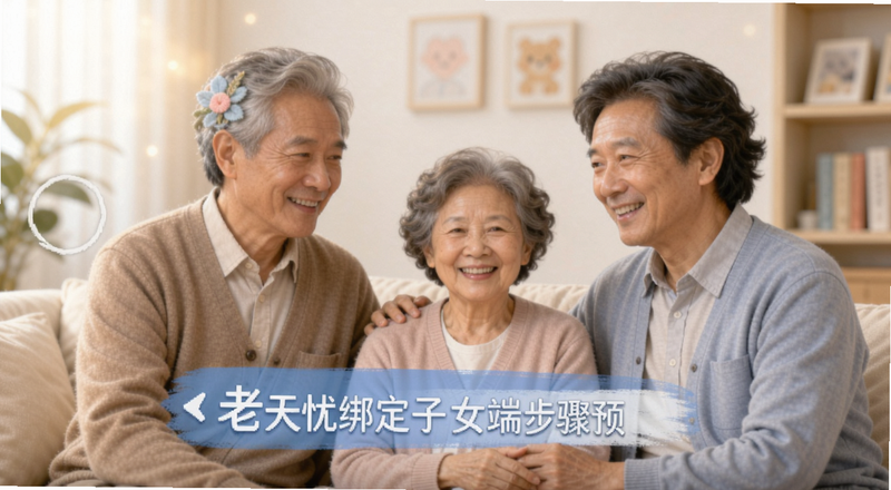 老无忧绑定子女端步骤预览图