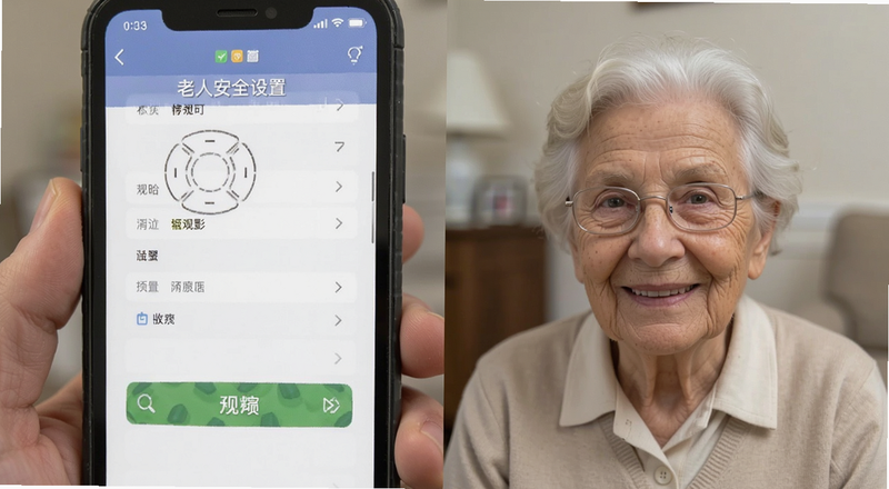 老人手机安全设置界面预览图