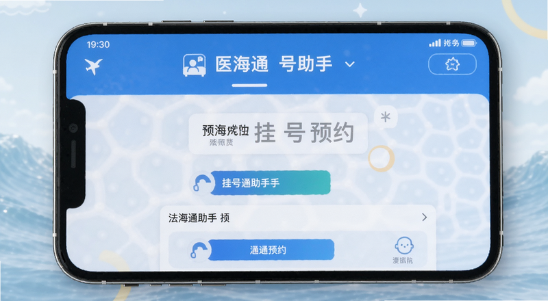 医海通助手挂号预约界面预览图