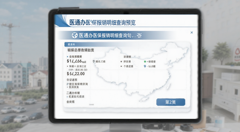 医通办医保报销明细查询预览图