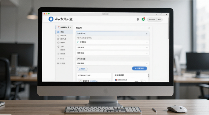 毕安权限设置页面预览图