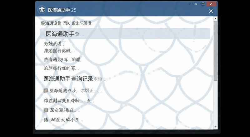 医海通助手查询记录截图预览图