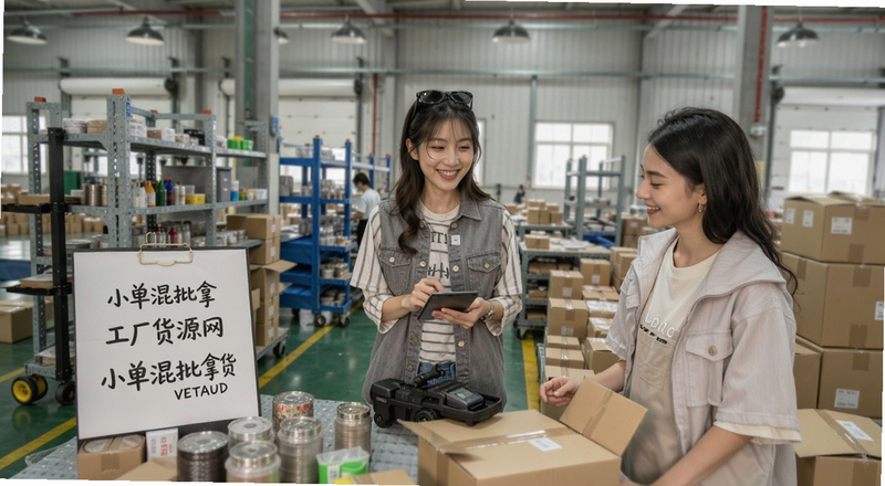工厂货源网小单混批拿货场景图
