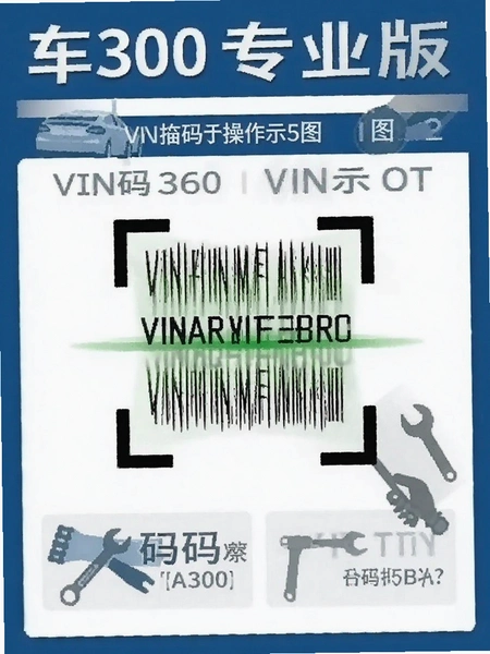��300רҵ��VIN��ɨ�����ʾ��ͼ