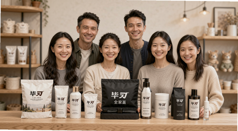 毕安产品全家福实物展示图