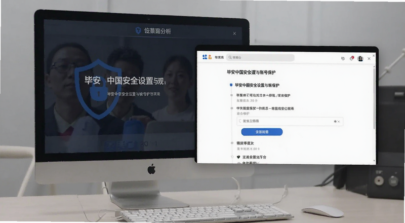 毕安中国安全设置与账号保护页面预览图