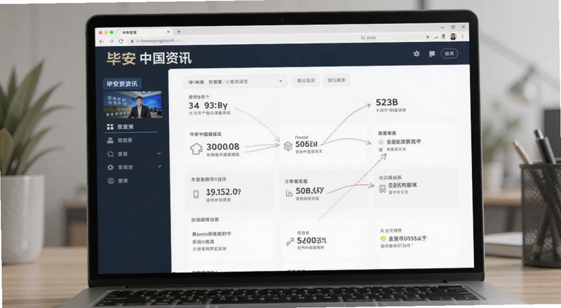 毕安中国资讯板块内容浏览界面预览图