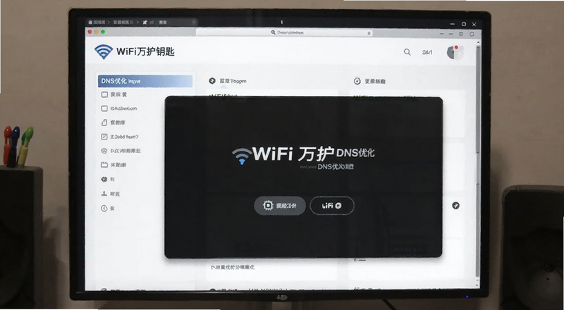 WiFi万护钥匙DNS优化设置页面预览图