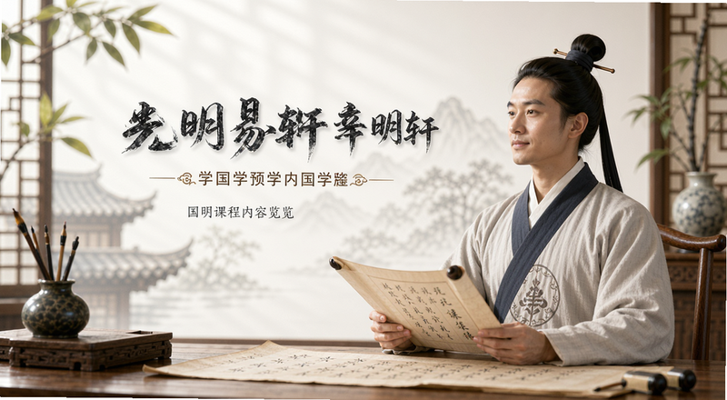 光明易轩辛明轩国学课程内容预览图