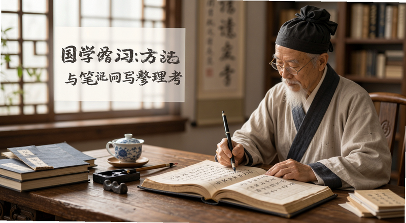 国学学习方法与笔记整理参考图