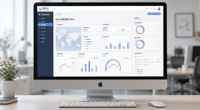 WeDoc瀚思维康工作台界面预览图