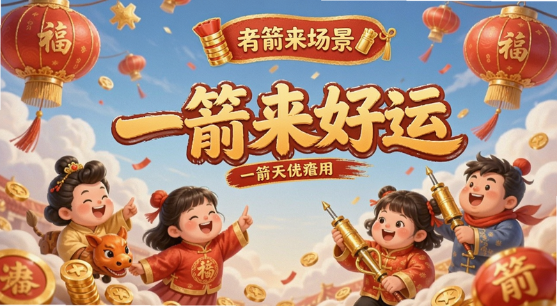 一箭来好运使用场景图