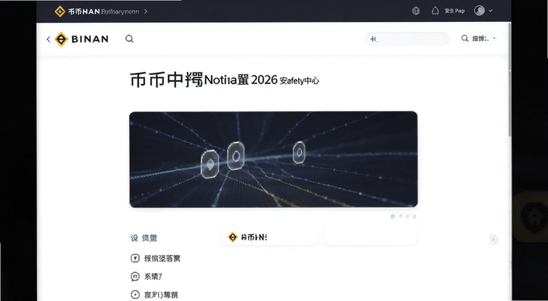 币安2026安全中心设置页面预览图