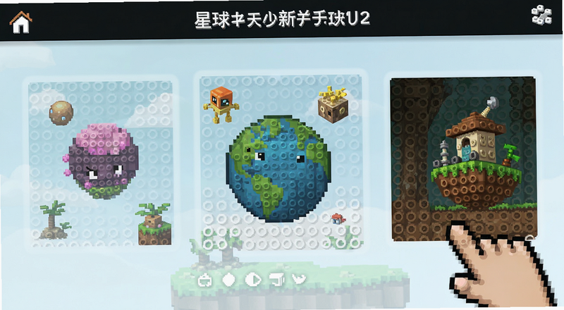 像素星球拼豆新手选图界面预览图