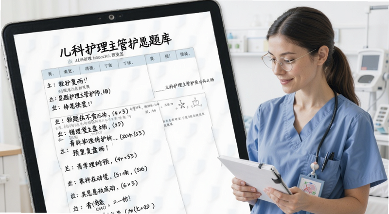儿科护理主管护师题库错题复盘笔记预览图