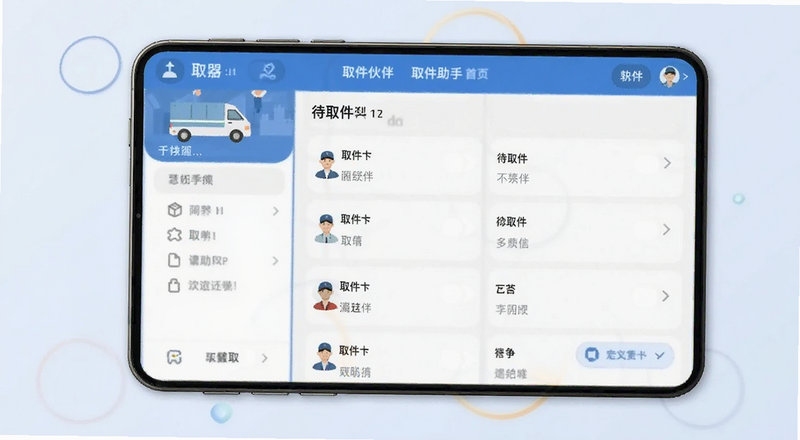 取件伙伴取件助手首页待取件列表界面预览图