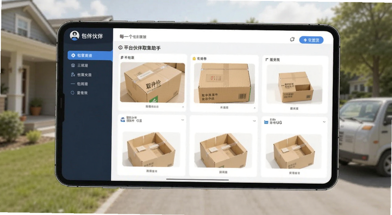 取件伙伴取件助手多平台包裹归集展示界面预览图
