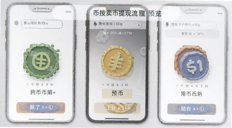 币按卖币提现流程预览图