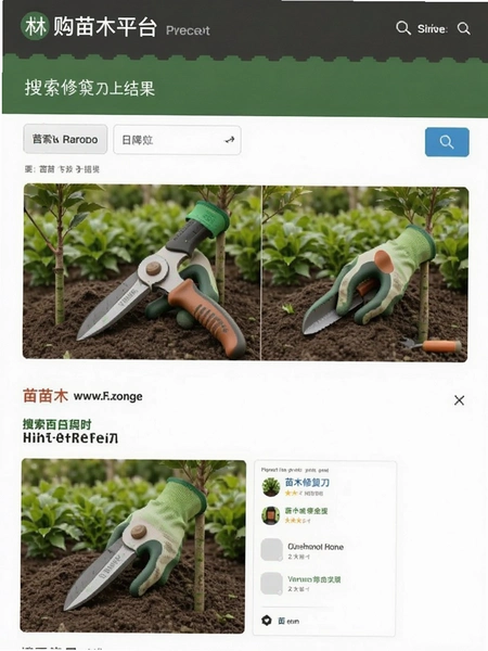 购苗木平台搜索修剪刀结果页