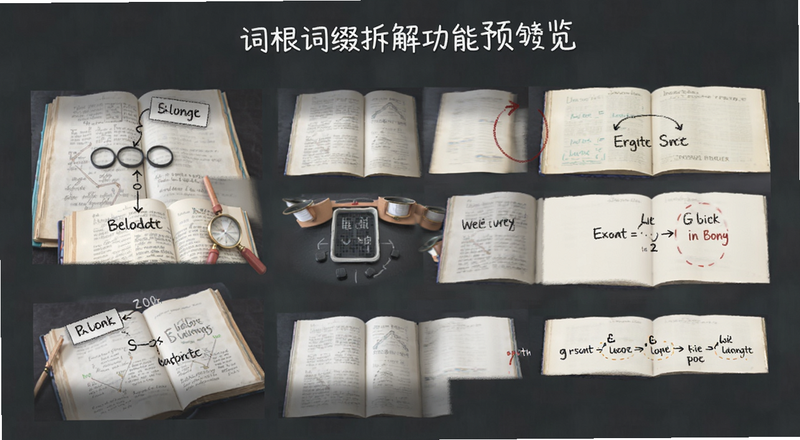 词根词缀拆解功能预览图