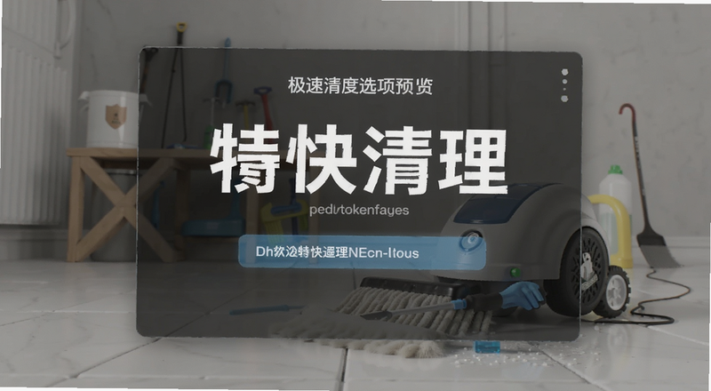 特快清理极速深度清理选项预览图