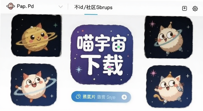 喵宇宙社区App安卓版下载页面预览图