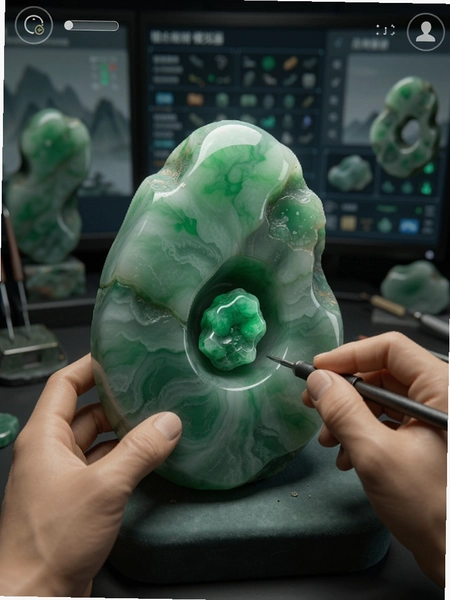 3D����ʯģ�������޽�Ǯ����������ͼ