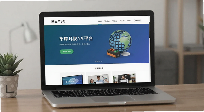 币岸平台首页界面预览图